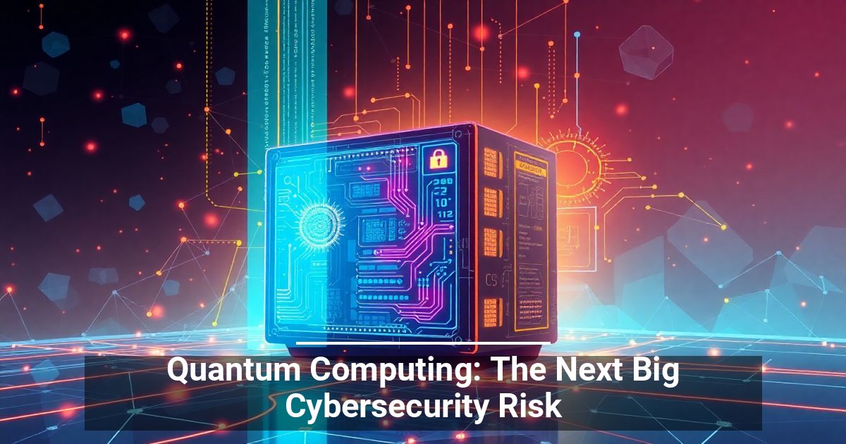 Quantum Computing: The Next Big Cybersecurity Risk